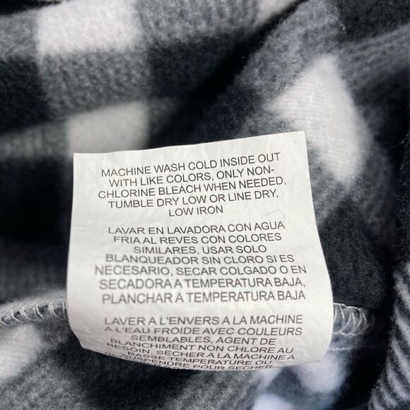 RIDERS‎ by LEE, Women’s Flannel Shirt, Size XXL/XXG/TTG, Black & White checked - Picture 5 of 9